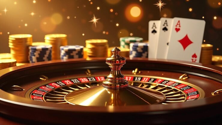 Live Casino Hold'em dealer at dewanaga77 slot